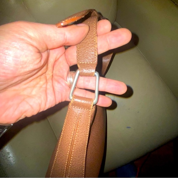 Vintage HIPSTER authentic Burberry shoulder bag leather - Picture 4 of 15